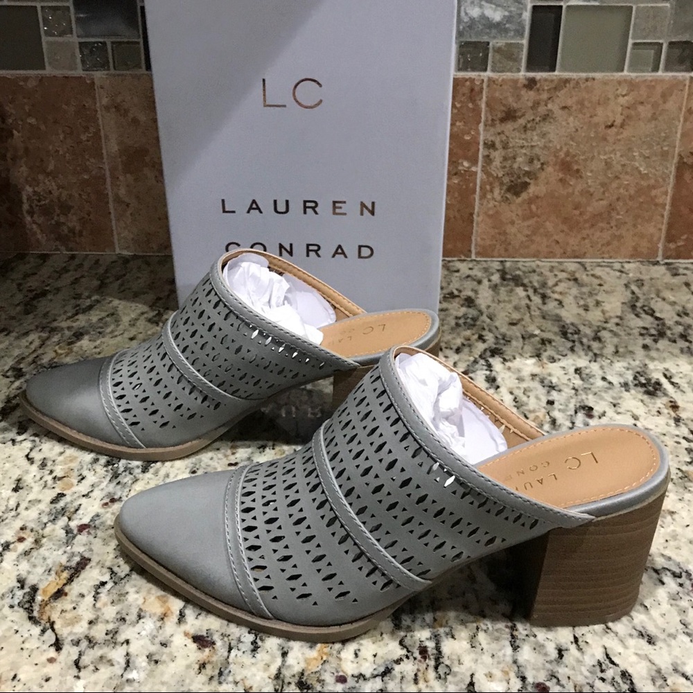 🎉HP🎉 Ponderosa Women's High Heel Mules in Gray - Picture 7 of 10